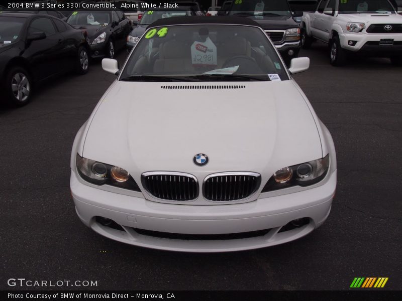 Alpine White / Black 2004 BMW 3 Series 330i Convertible