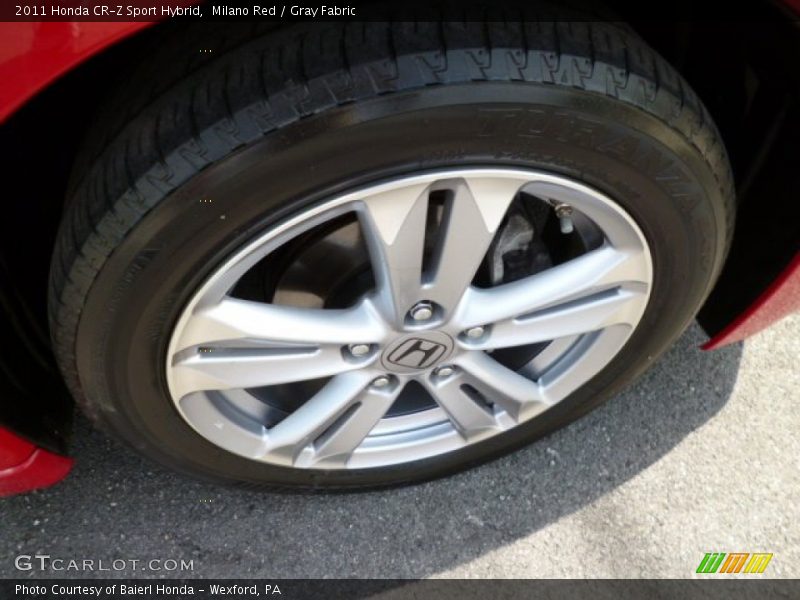 Milano Red / Gray Fabric 2011 Honda CR-Z Sport Hybrid
