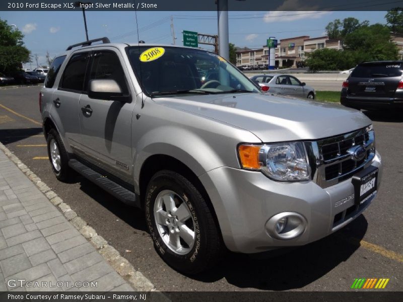 Ingot Silver Metallic / Stone 2010 Ford Escape XLS