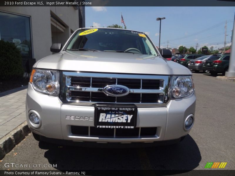 Ingot Silver Metallic / Stone 2010 Ford Escape XLS