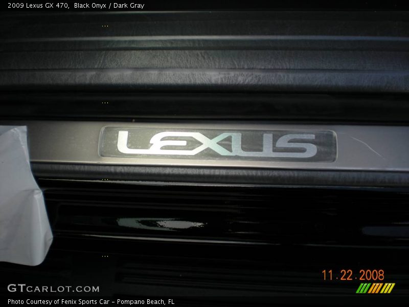 Black Onyx / Dark Gray 2009 Lexus GX 470