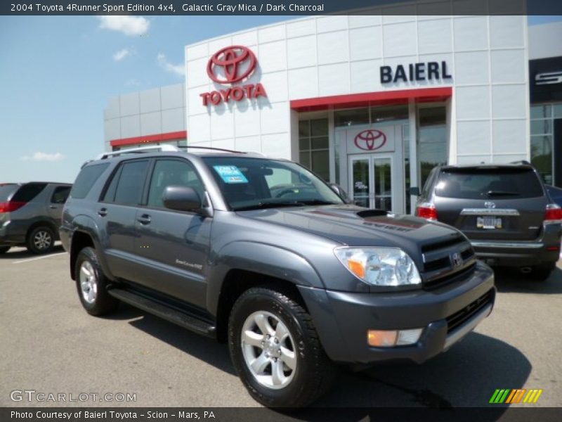 Galactic Gray Mica / Dark Charcoal 2004 Toyota 4Runner Sport Edition 4x4