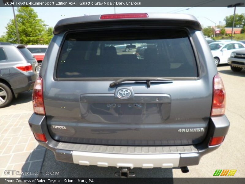 Galactic Gray Mica / Dark Charcoal 2004 Toyota 4Runner Sport Edition 4x4