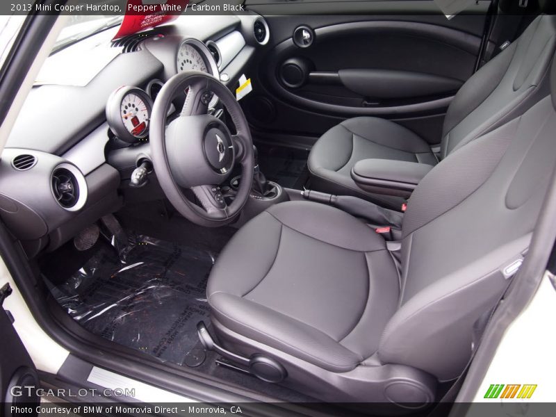 Pepper White / Carbon Black 2013 Mini Cooper Hardtop