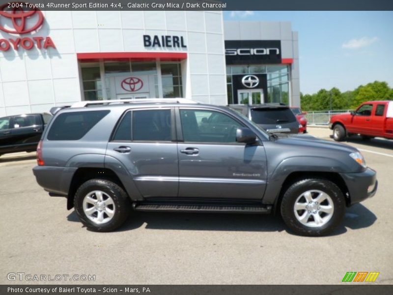 Galactic Gray Mica / Dark Charcoal 2004 Toyota 4Runner Sport Edition 4x4