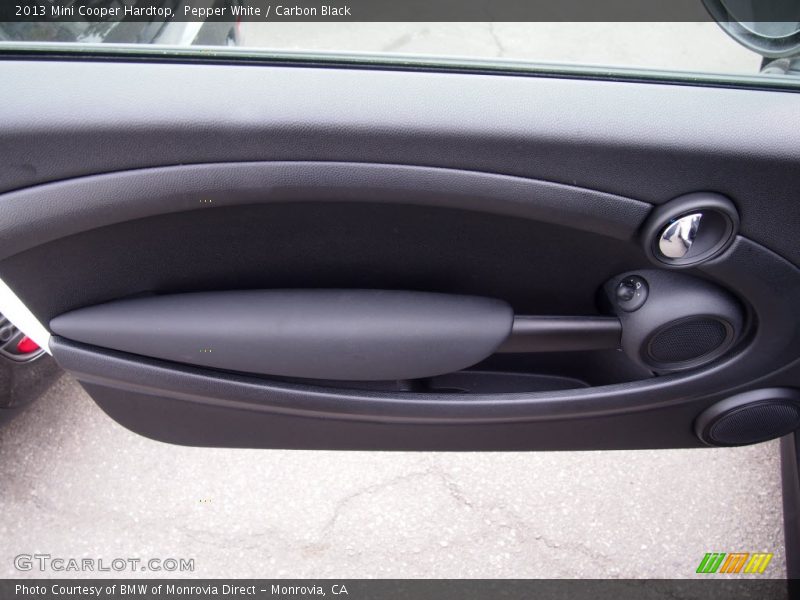 Pepper White / Carbon Black 2013 Mini Cooper Hardtop