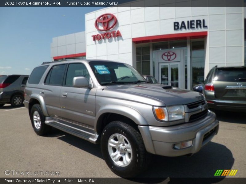 Thunder Cloud Metallic / Gray 2002 Toyota 4Runner SR5 4x4