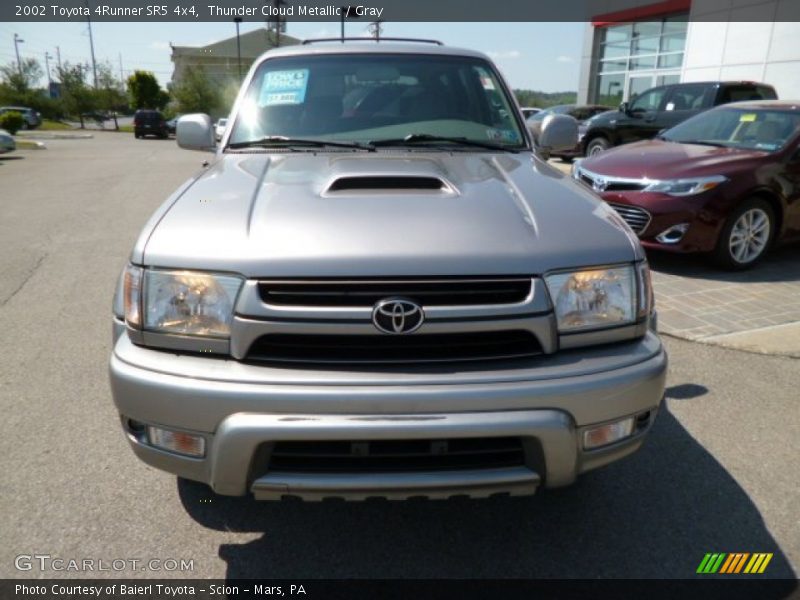Thunder Cloud Metallic / Gray 2002 Toyota 4Runner SR5 4x4