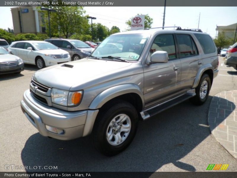 Thunder Cloud Metallic / Gray 2002 Toyota 4Runner SR5 4x4