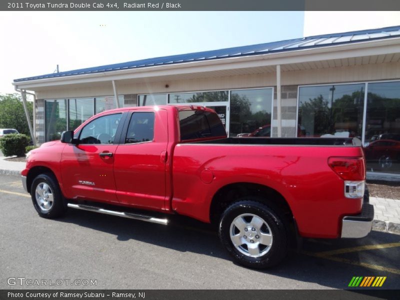 Radiant Red / Black 2011 Toyota Tundra Double Cab 4x4