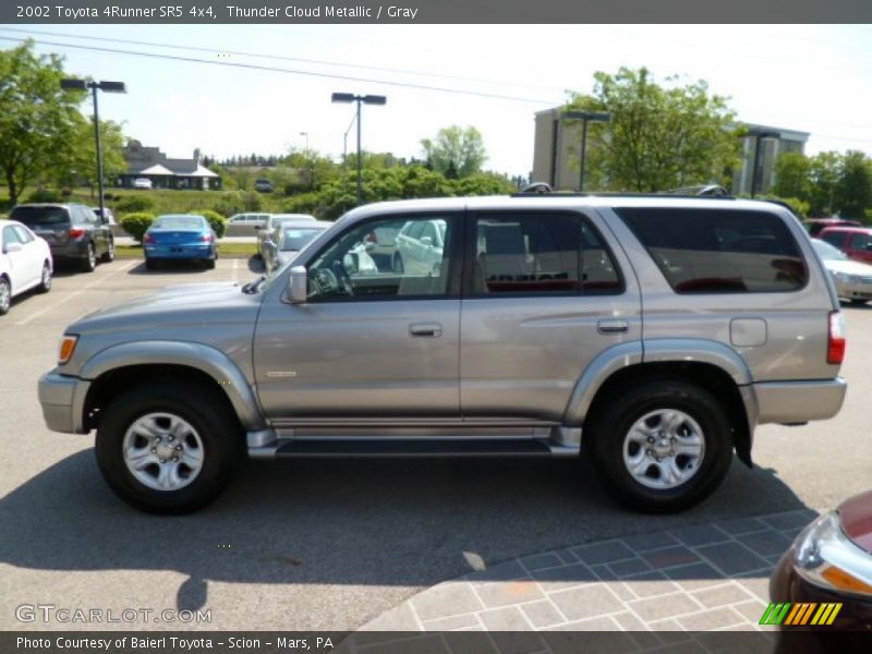 Thunder Cloud Metallic / Gray 2002 Toyota 4Runner SR5 4x4