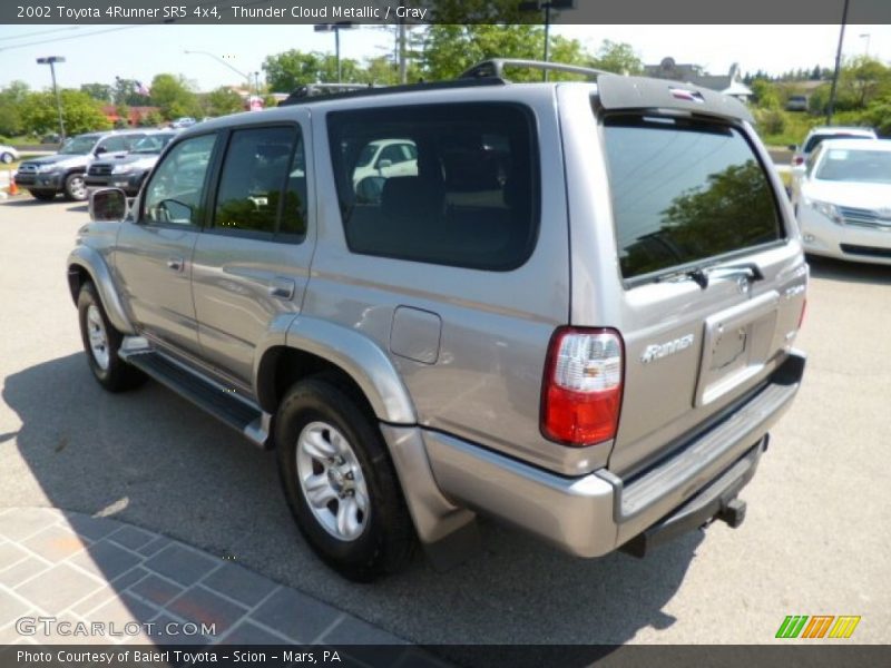 Thunder Cloud Metallic / Gray 2002 Toyota 4Runner SR5 4x4