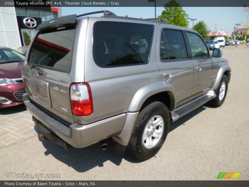 Thunder Cloud Metallic / Gray 2002 Toyota 4Runner SR5 4x4