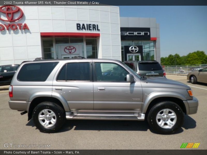 Thunder Cloud Metallic / Gray 2002 Toyota 4Runner SR5 4x4