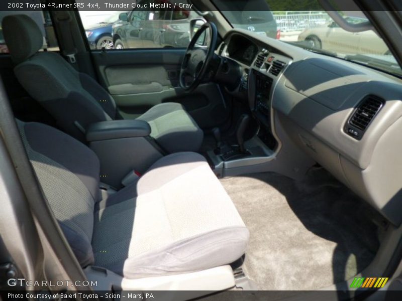 Thunder Cloud Metallic / Gray 2002 Toyota 4Runner SR5 4x4