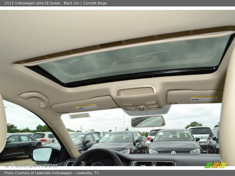 Black Uni / Cornsilk Beige 2013 Volkswagen Jetta SE Sedan
