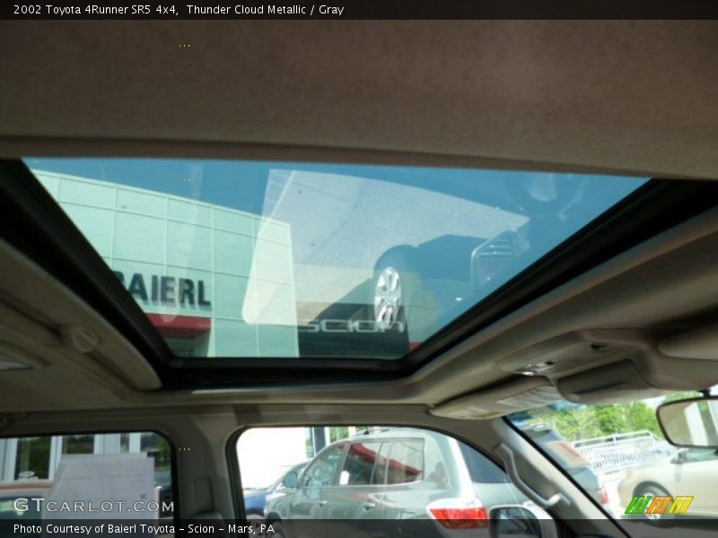 Thunder Cloud Metallic / Gray 2002 Toyota 4Runner SR5 4x4