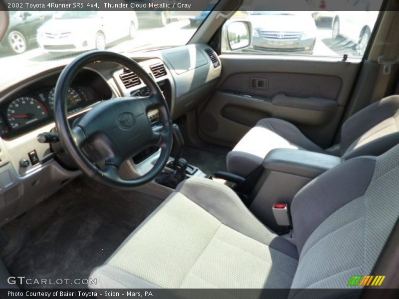 Thunder Cloud Metallic / Gray 2002 Toyota 4Runner SR5 4x4
