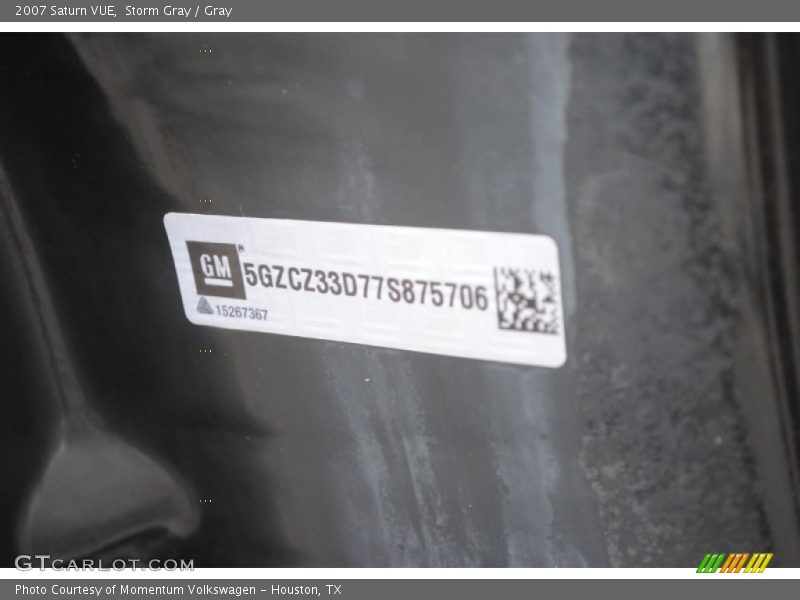 Storm Gray / Gray 2007 Saturn VUE