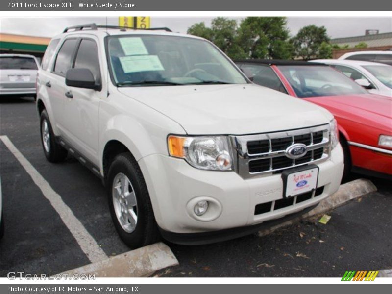 White Suede / Stone 2011 Ford Escape XLT