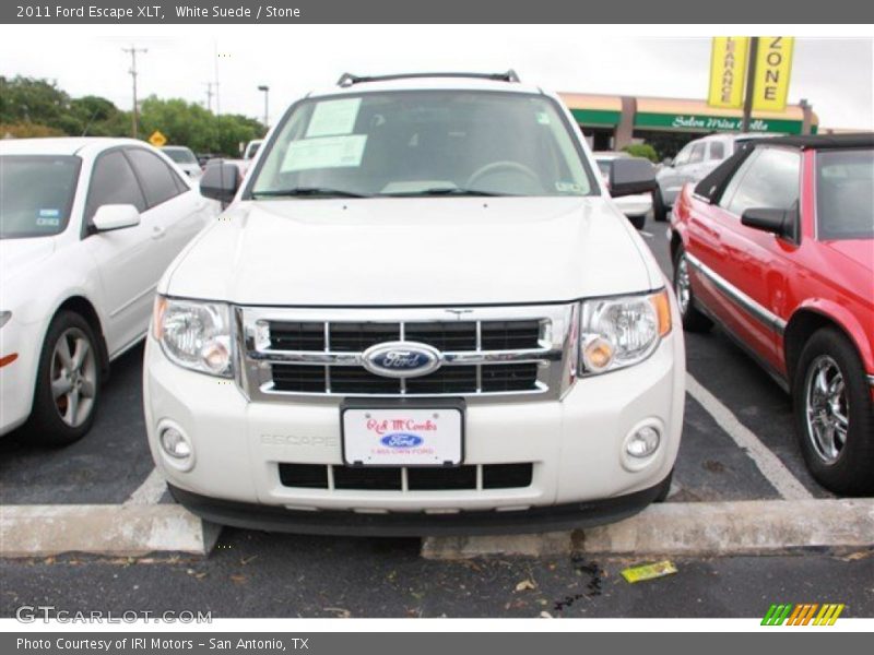 White Suede / Stone 2011 Ford Escape XLT