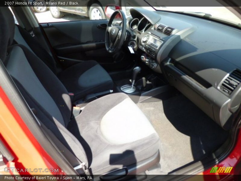 Milano Red / Black 2007 Honda Fit Sport