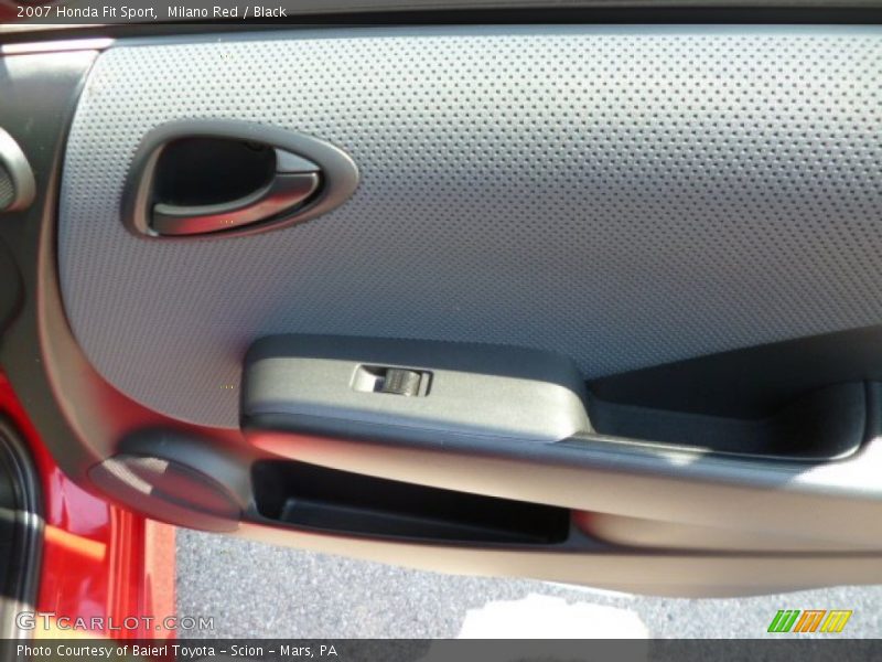 Milano Red / Black 2007 Honda Fit Sport