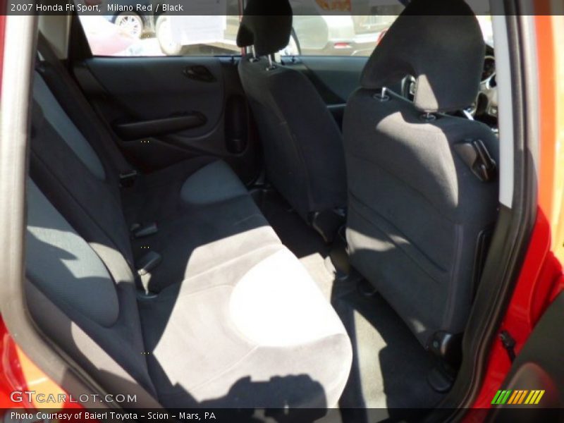 Milano Red / Black 2007 Honda Fit Sport