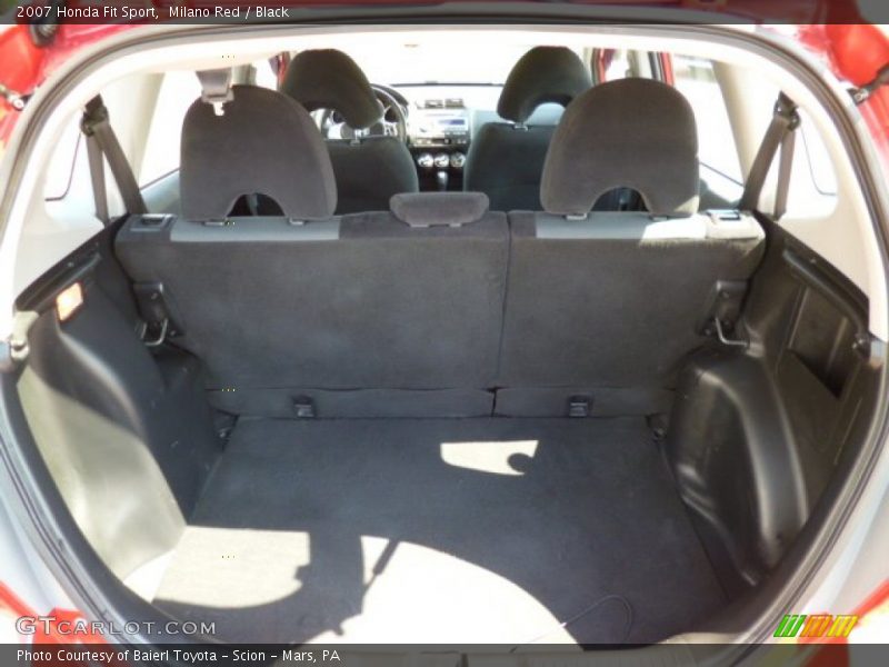 Milano Red / Black 2007 Honda Fit Sport