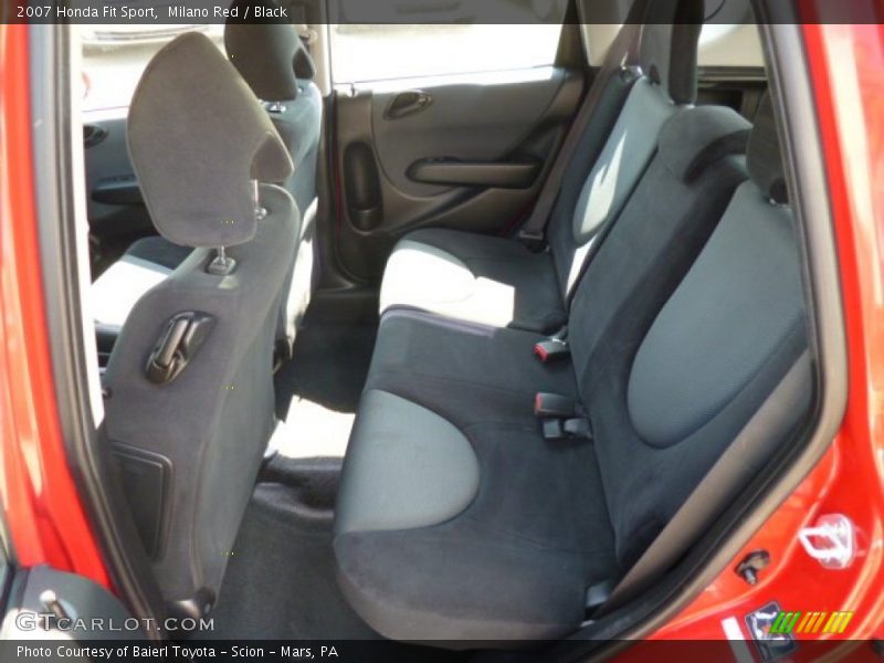 Milano Red / Black 2007 Honda Fit Sport