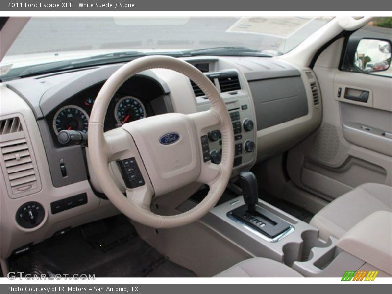 White Suede / Stone 2011 Ford Escape XLT