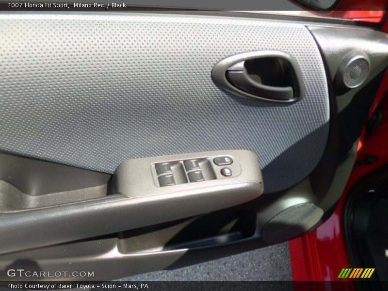 Milano Red / Black 2007 Honda Fit Sport