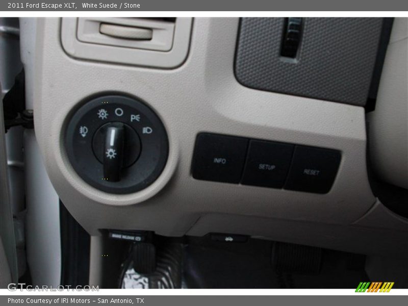 White Suede / Stone 2011 Ford Escape XLT