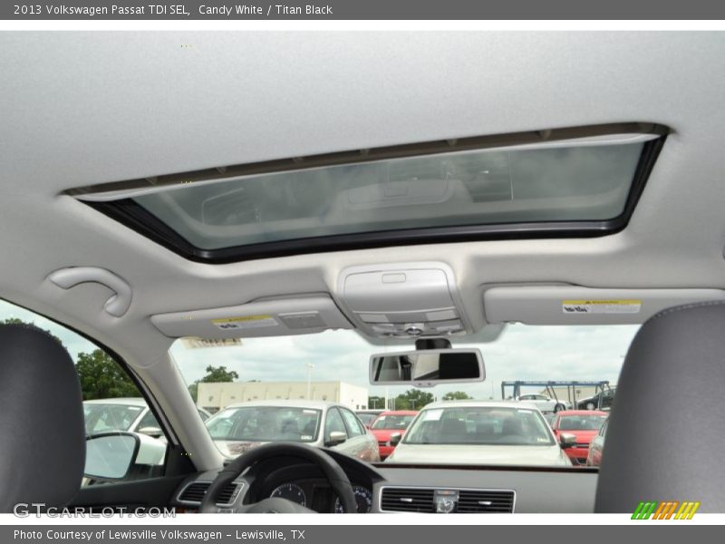 Candy White / Titan Black 2013 Volkswagen Passat TDI SEL