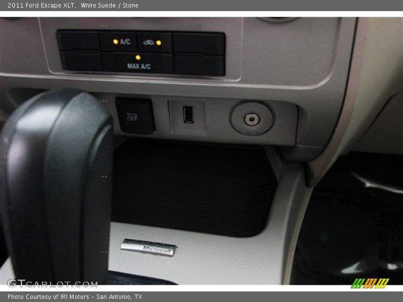 White Suede / Stone 2011 Ford Escape XLT