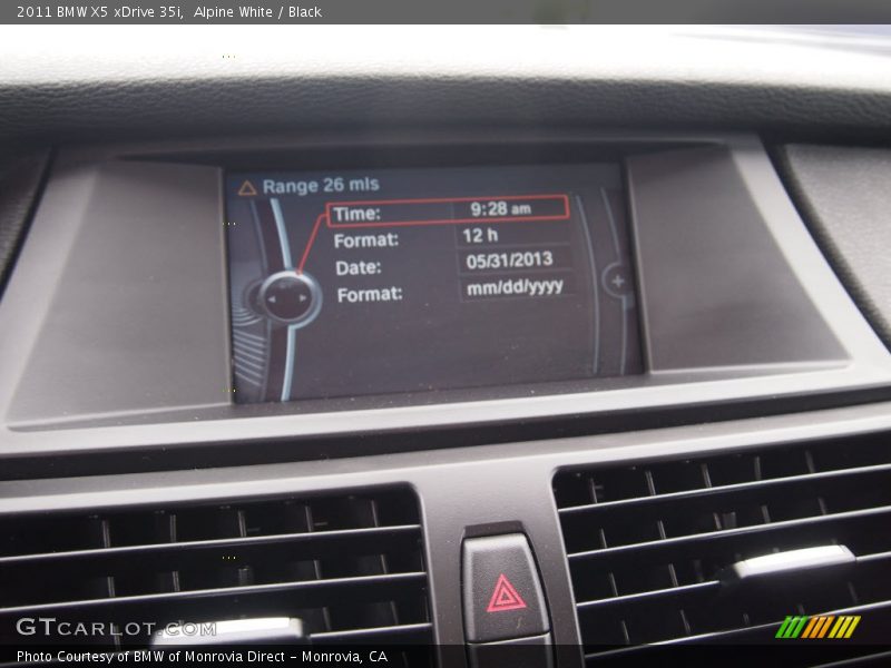 Alpine White / Black 2011 BMW X5 xDrive 35i