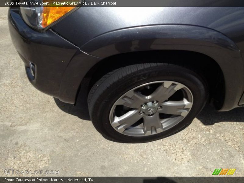 Magnetic Gray Mica / Dark Charcoal 2009 Toyota RAV4 Sport