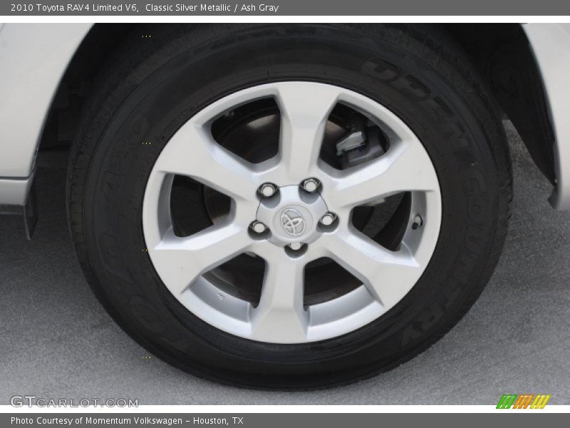 Classic Silver Metallic / Ash Gray 2010 Toyota RAV4 Limited V6