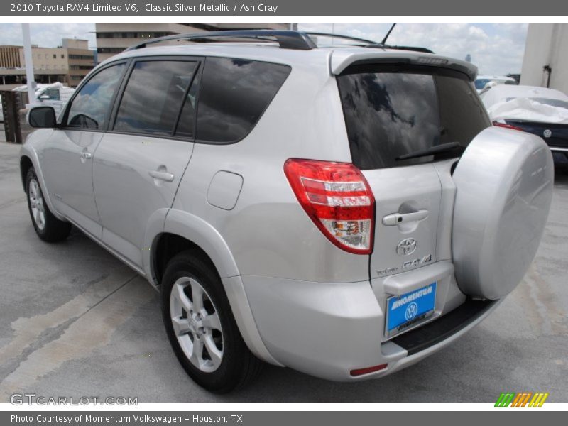 Classic Silver Metallic / Ash Gray 2010 Toyota RAV4 Limited V6