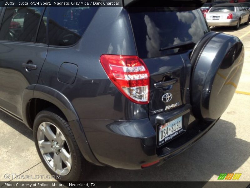 Magnetic Gray Mica / Dark Charcoal 2009 Toyota RAV4 Sport