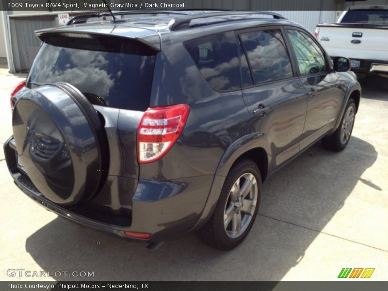 Magnetic Gray Mica / Dark Charcoal 2009 Toyota RAV4 Sport