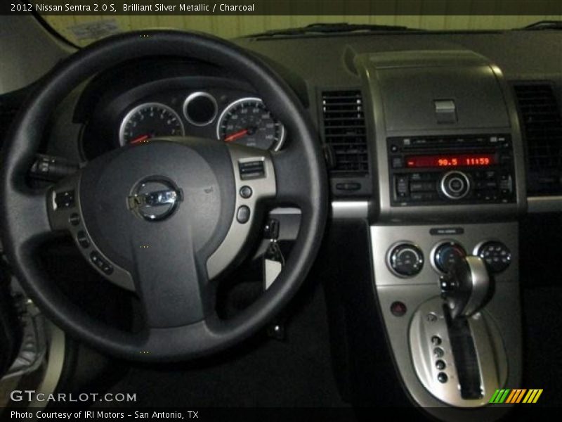 Brilliant Silver Metallic / Charcoal 2012 Nissan Sentra 2.0 S