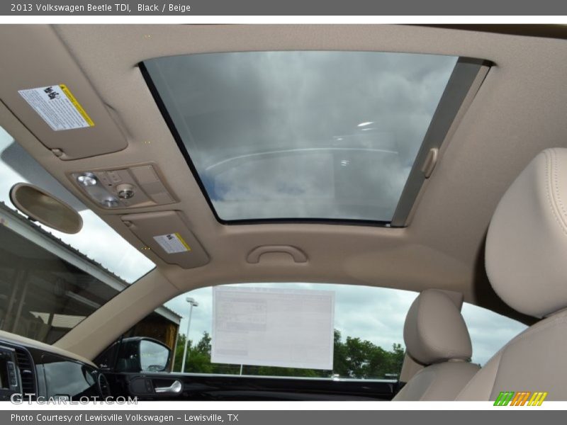 Black / Beige 2013 Volkswagen Beetle TDI