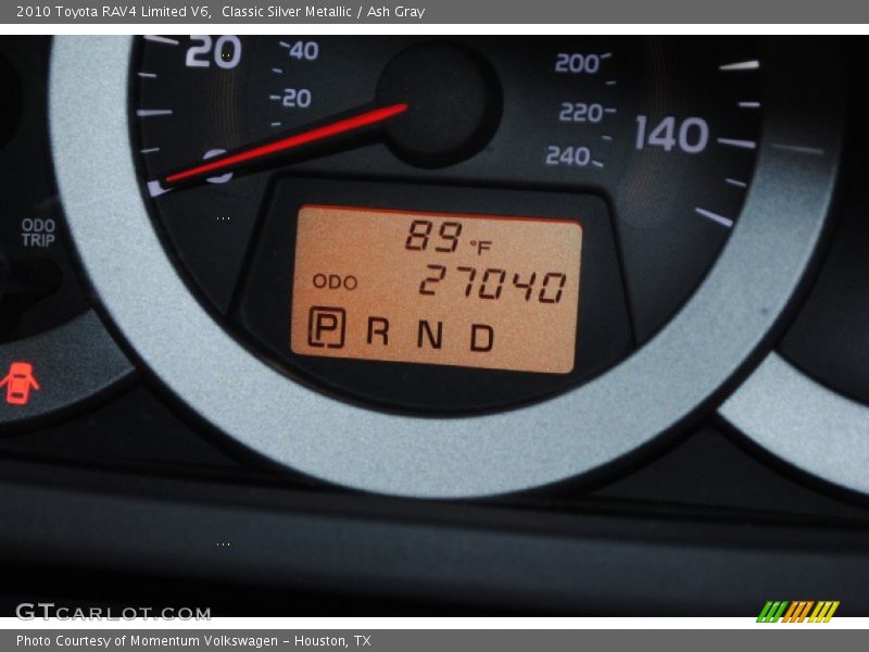 Classic Silver Metallic / Ash Gray 2010 Toyota RAV4 Limited V6