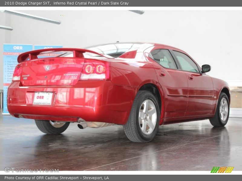 Inferno Red Crystal Pearl / Dark Slate Gray 2010 Dodge Charger SXT