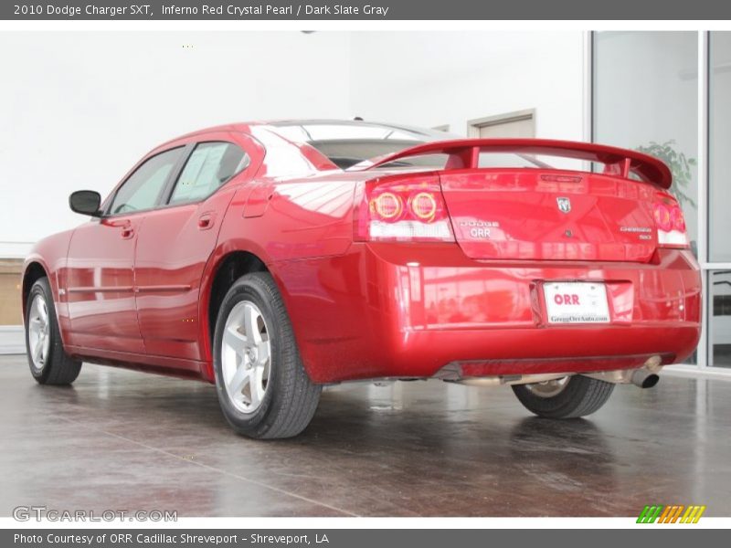Inferno Red Crystal Pearl / Dark Slate Gray 2010 Dodge Charger SXT