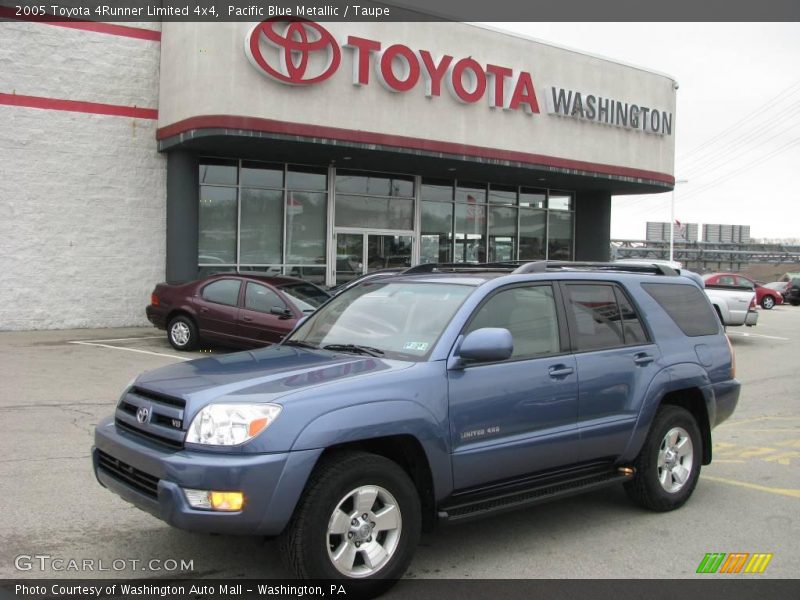 Pacific Blue Metallic / Taupe 2005 Toyota 4Runner Limited 4x4
