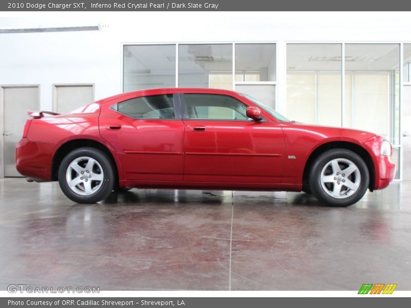 Inferno Red Crystal Pearl / Dark Slate Gray 2010 Dodge Charger SXT