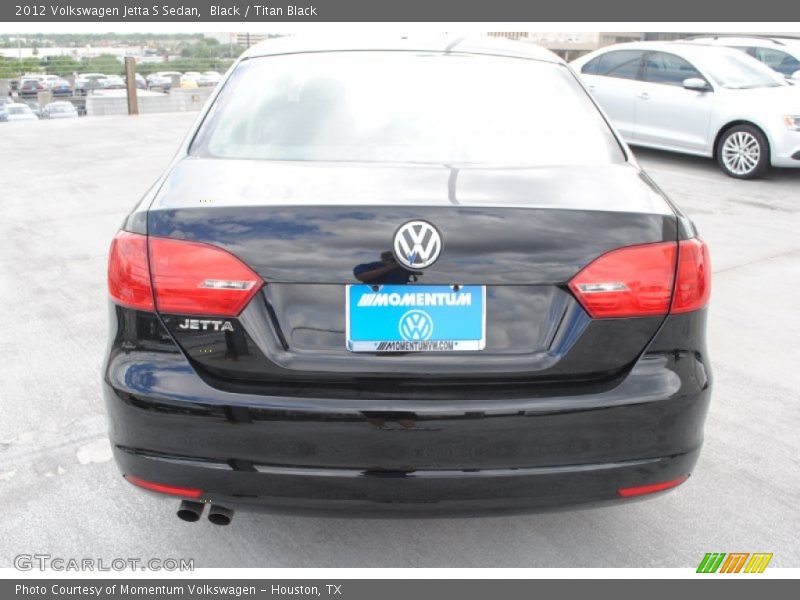 Black / Titan Black 2012 Volkswagen Jetta S Sedan