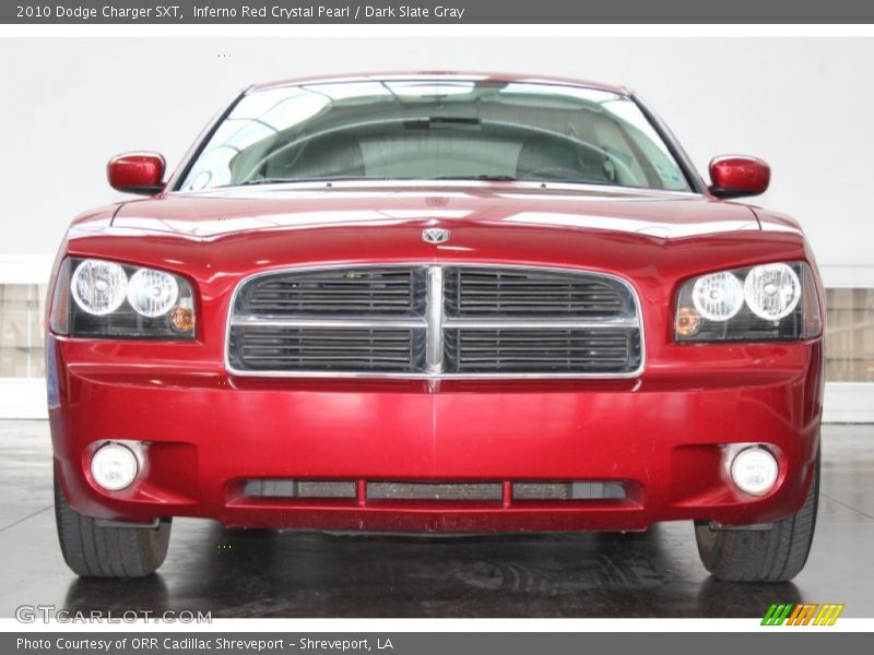 Inferno Red Crystal Pearl / Dark Slate Gray 2010 Dodge Charger SXT